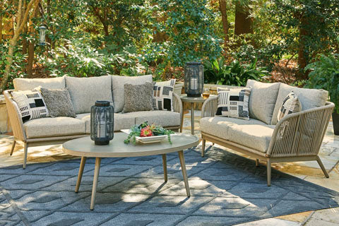 Swiss Valley 6pc Nuvella Outdoor Patio Set