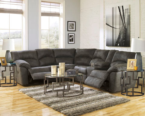 Tambo Pewter 2-Piece Reclining Sectional