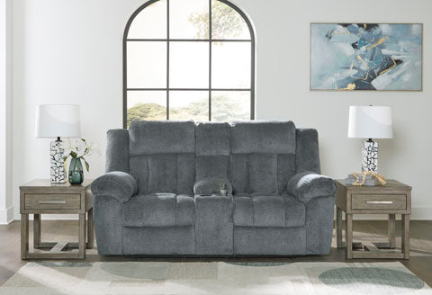 Tip-Off Slate Power Reclining Loveseat