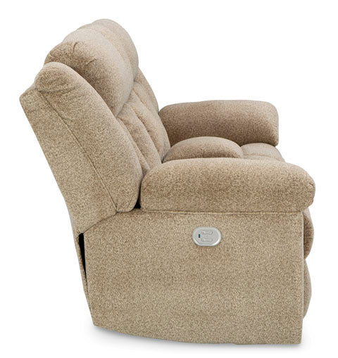 Tip-Off Wheat Power Reclining Loveseat