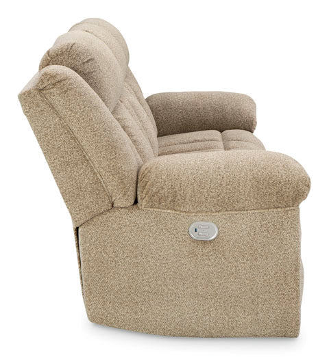 Tip-Off Wheat Power Reclining Sofa