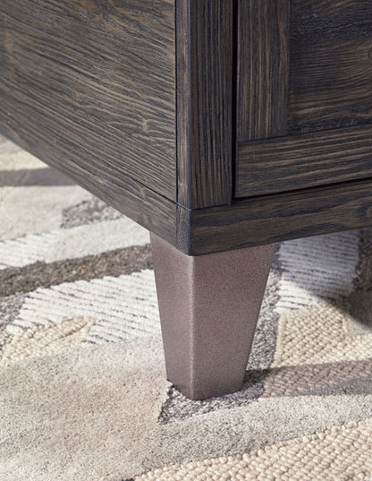 Todoe Dark Gray Coffee Table with Lift Top