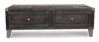 Todoe Dark Gray Coffee Table with Lift Top