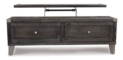 Todoe Dark Gray Coffee Table with Lift Top