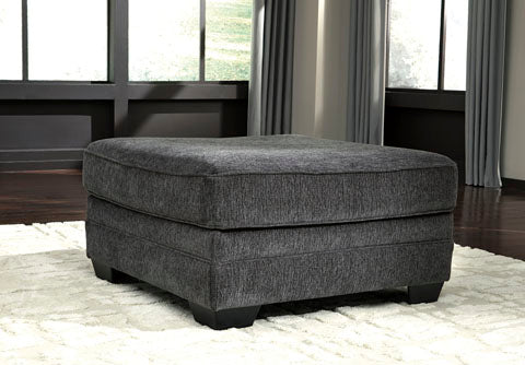 Tracling Slate Oversized Ottoman