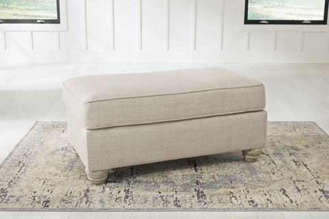 Traemore Linen Ottoman