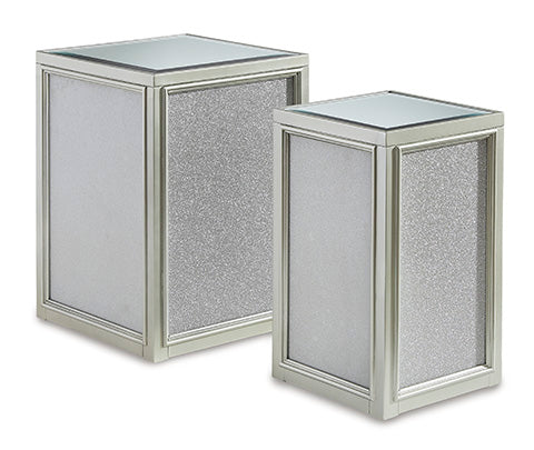 Traleena Silver Nesting End Table