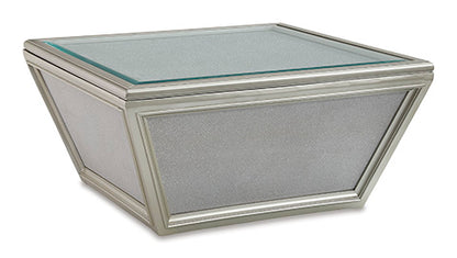Traleena Silver Finish Coffee Table
