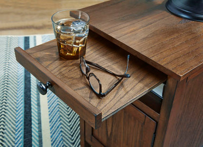 Treytown Brown Chairside End Table