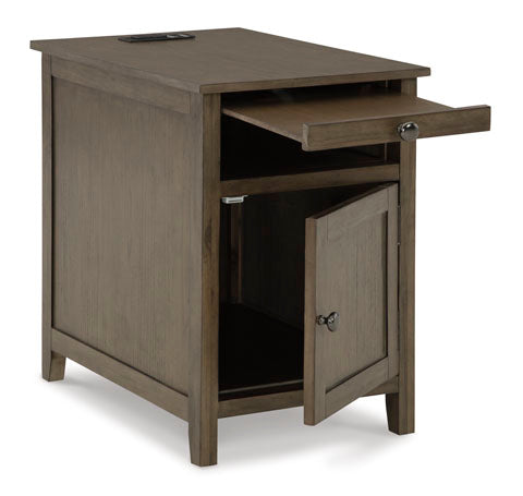 Treytown Grayish Brown Chairside End Table