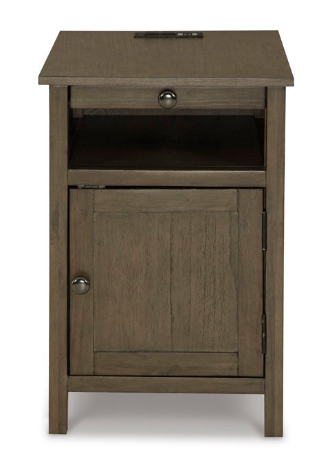 Treytown Grayish Brown Chairside End Table