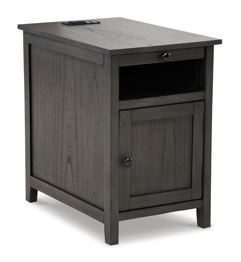 Treytown Gray Chairside End Table