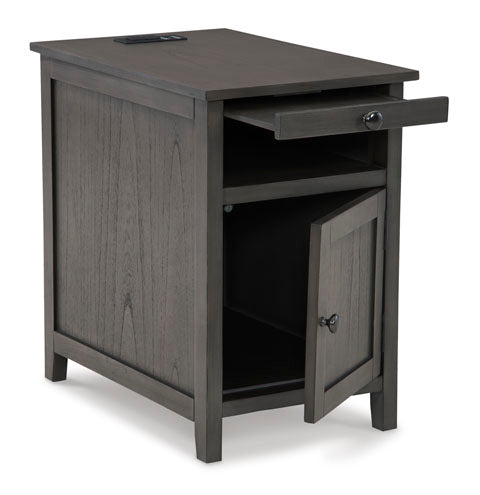 Treytown Gray Chairside End Table