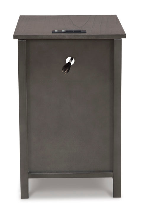 Treytown Gray Chairside End Table