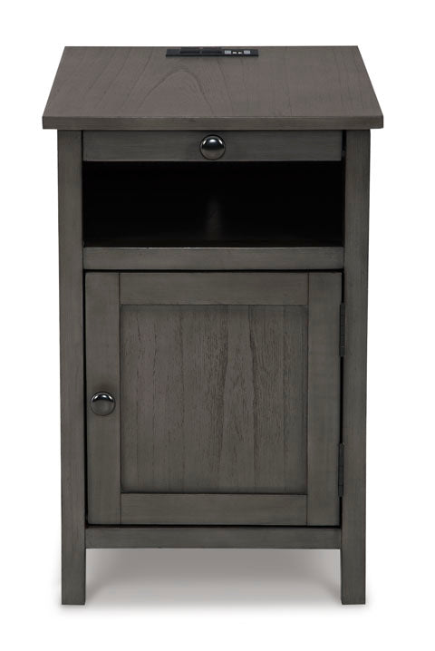 Treytown Gray Chairside End Table