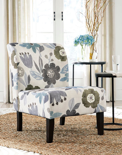 Triptis Floral Pattern Accent Chair