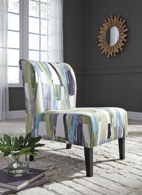 Triptis Multi Earth Tones Accent Chair