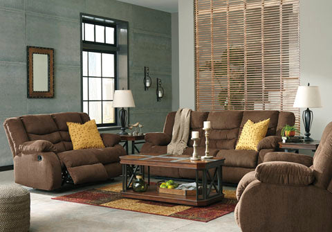 Tulen Chocolate Reclining Sofa