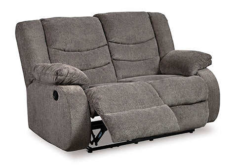 Tulen Gray Reclining Loveseat