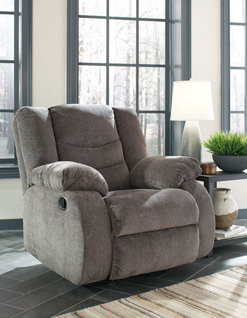 Tulen Gray Rocker Recliner