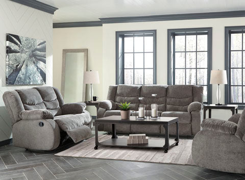 Tulen Gray Reclining Sofa