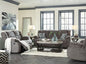 Tulen Gray Reclining Sofa and Loveseat Set