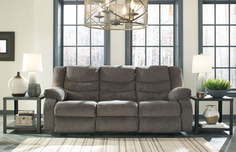 Tulen Gray Reclining Sofa