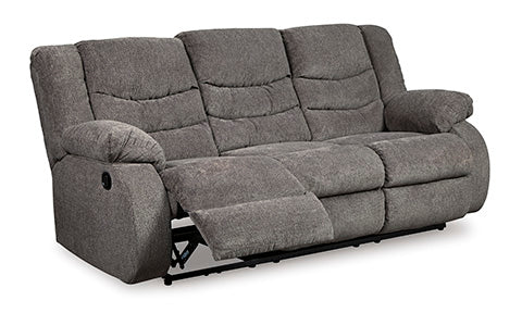 Tulen Gray Reclining Sofa