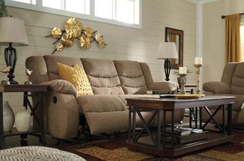 Tulen Mocha Reclining Sofa