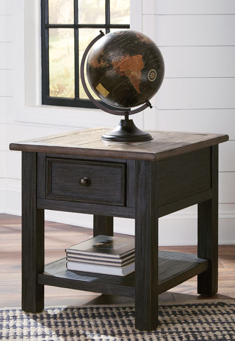 Tyler Creek Black End Table