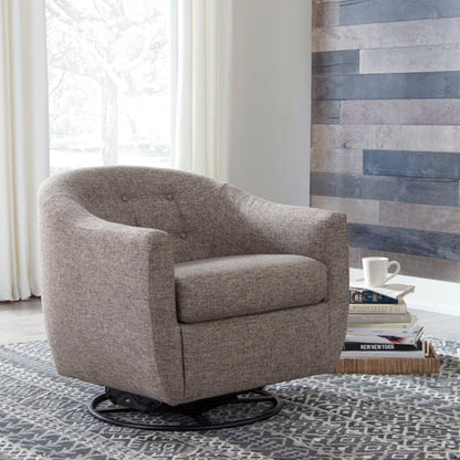 Upshur Taupe Accent Chair