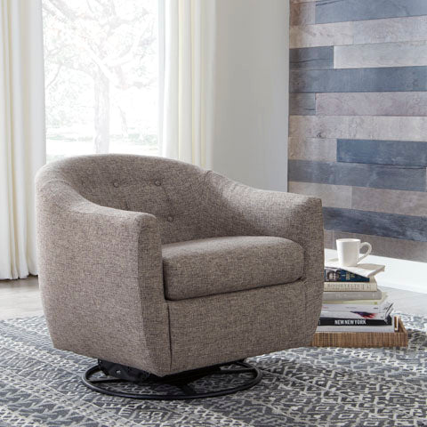 Upshur Taupe Accent Chair