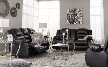 Vacherie Black Rocker Recliner