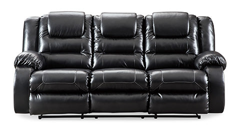 Vacherie Black Reclining Sofa