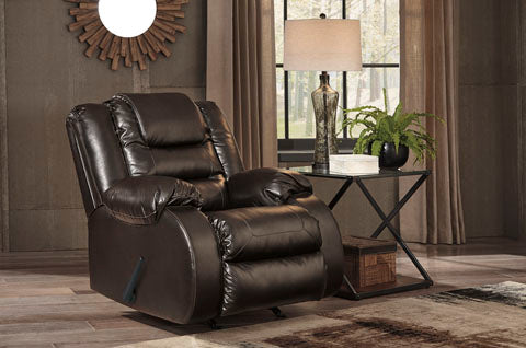 Vacherie Chocolate Rocker Recliner