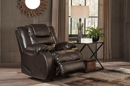 Vacherie Chocolate Rocker Recliner