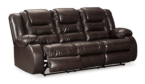 Vacherie Chocolate Reclining Sofa