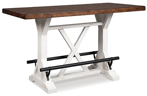 Valebeck White Counter Height Dining Table