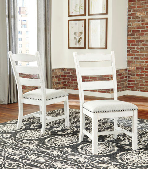 Valebeck White Dining Chair