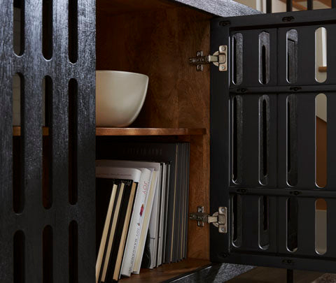 Vallisburg Black Accent Cabinet