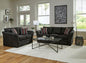 Varner Ebony Sofa and Loveseat Set