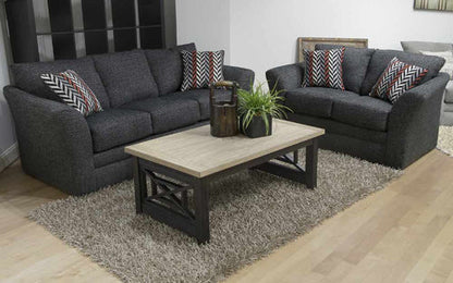 Varner Ebony Sofa and Loveseat Set