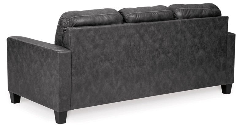 Venaldi Gunmetal Queen Sofa Chaise Sleeper