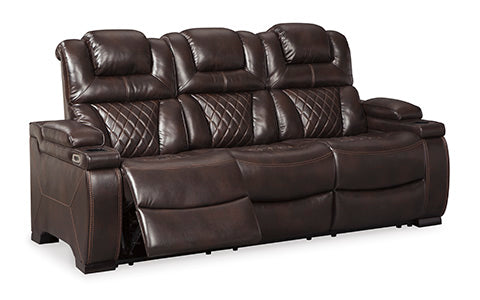 Warnerton Chocolate Power Reclining Sofa