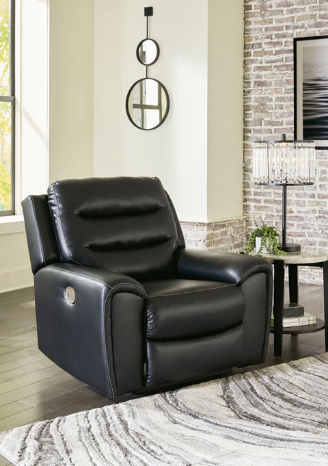 Warlin Black Power Recliner