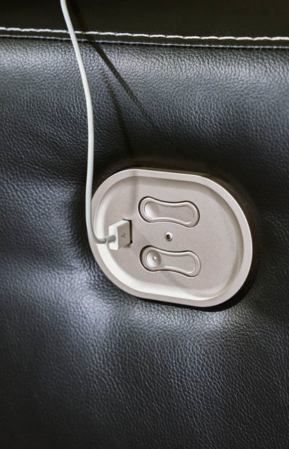 Warlin Black Power Recliner