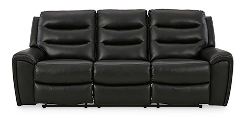 Warlin Black Power Reclining Sofa