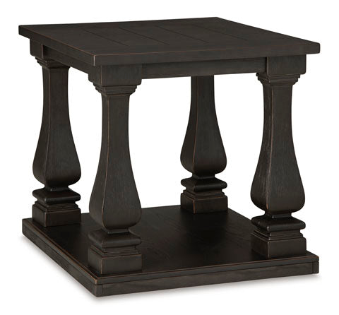 Wellturn Black End Table