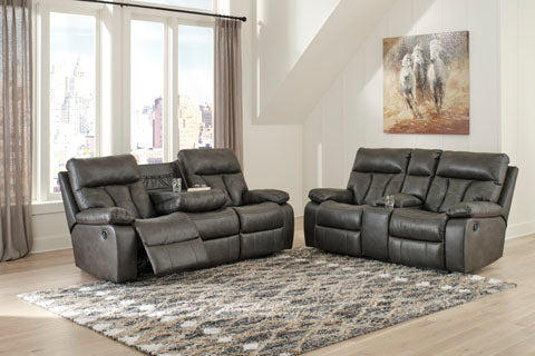 Willamen Quarry Reclining Sofa and Loveseat Set