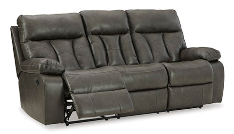 Willamen Quarry Reclining Sofa with Drop Down Table